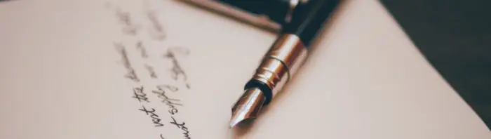 Image of quill pen and paper. | Keystone Law