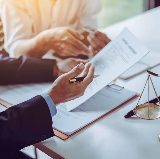 Image of an probate lawyer discussing legal issues. | Keystone Law