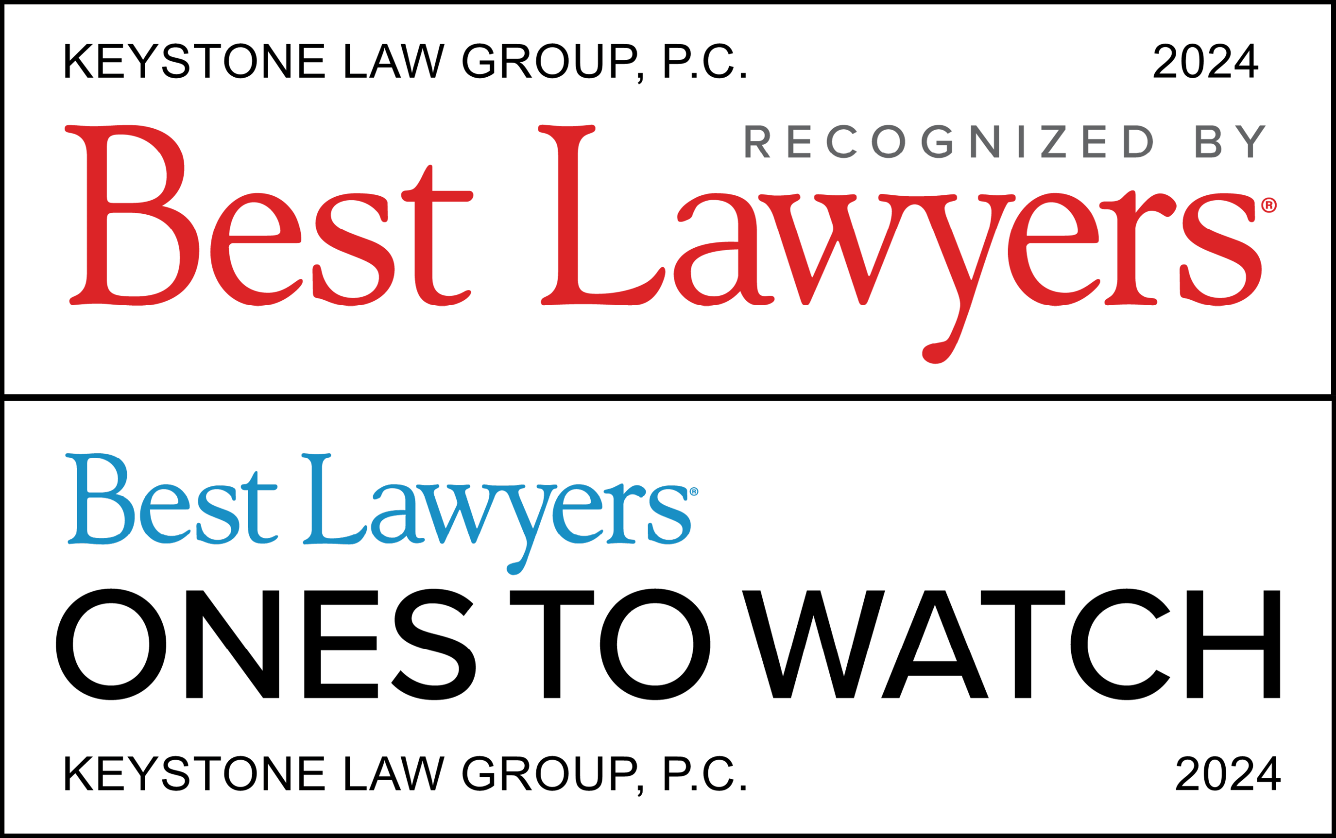 Best Lawyers Ones to Watch Combined Logo