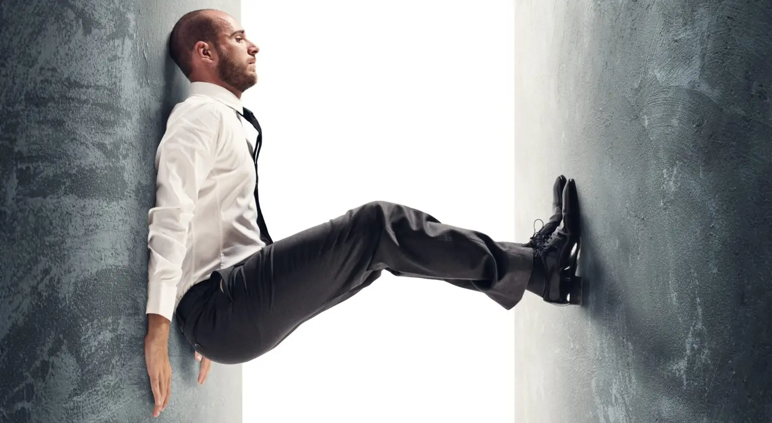 Concept of a stressed person under duress