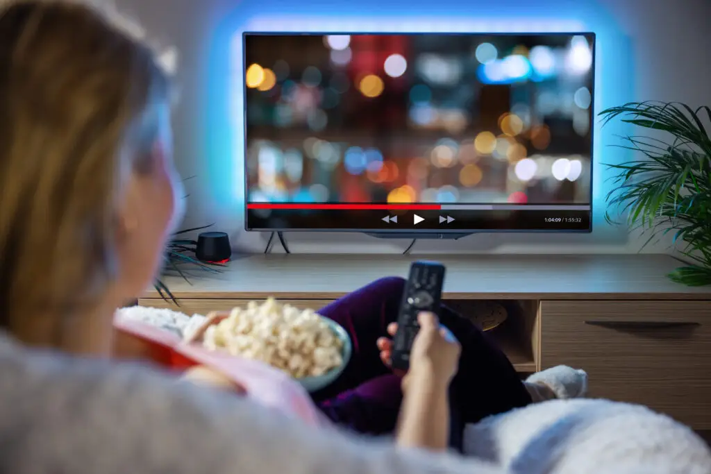 watching Netflix