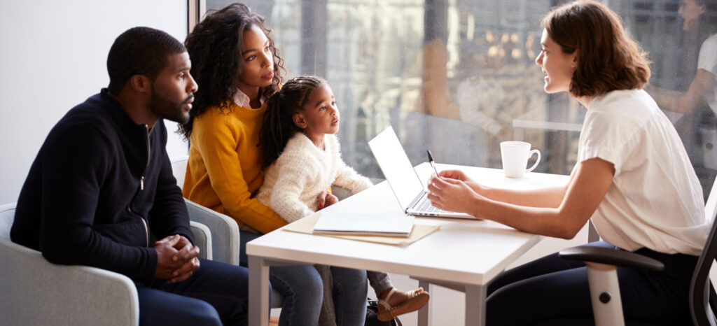 Family meeting with attorney