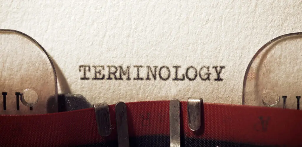 Terminology
