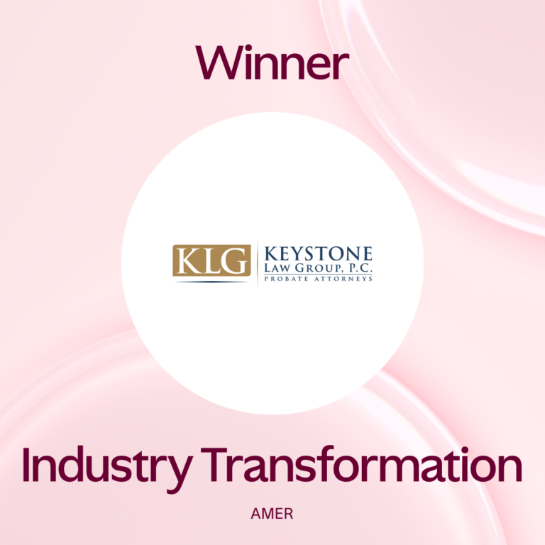 2026 Asana Work Innovation Awards - Industry Transformation AMER Winner